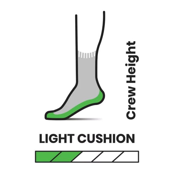 2 Pairs Smartwool Classic Edition Hike Light Cushion Crew Socks Women's Large - Picture 8 of 8